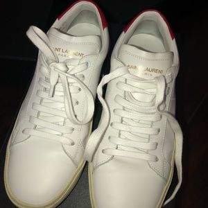 YSL leather sneakers